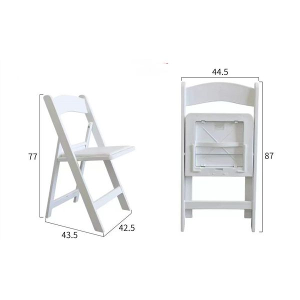 Elegant Design Modern Padded Wimbledon White Dining Banquet Chairs for Living Room
