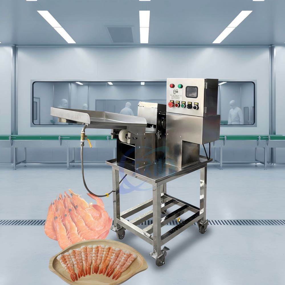 Customized Shrimp Peeling Machine Stainless Steel Automatic Shrimp Deveiner