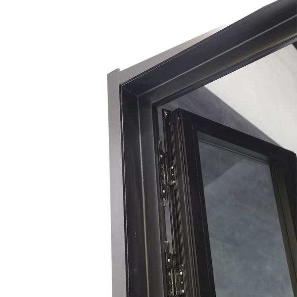 Modern Aluminum Glass Entry Door Clear External Aluminium Glass Door