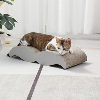 Friendly Corrugated Paper High Quality Moustache Shape Cat Scratch Board Environmentally