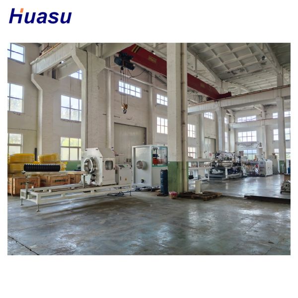 Siemens PLC Controlled HDPE Pipe Extrusion Line with 32mm - 1600mm Pipe Diameter Range and 100-2000kg/h Output