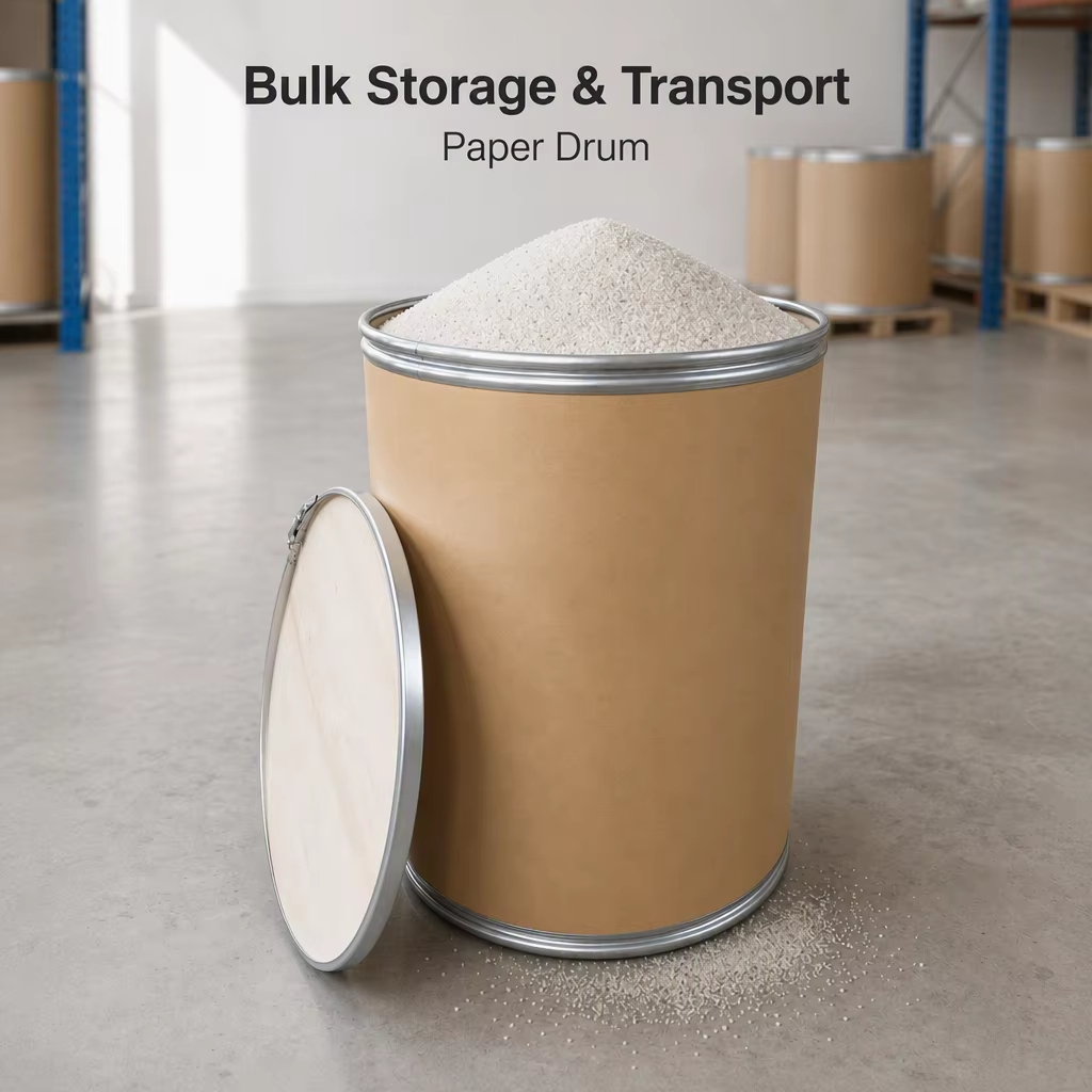 50kg Kraft Paper Drum for Quartz Sand Bulk Material