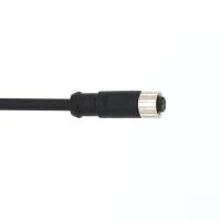 Conectores M8 de 8 pines cable preensamblado con mujer recta 30V A código PVC negro