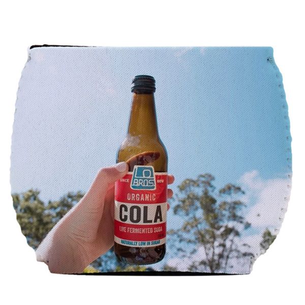 Enfriador de copa de vino de neopreno con sublimación de logotipo personalizado, funda aislante para copa de vino con hielo