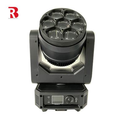 Mini LED Moving Head 7pcs 40W RGBW LEDs Strobe Beam Stage Luz Beeye para show