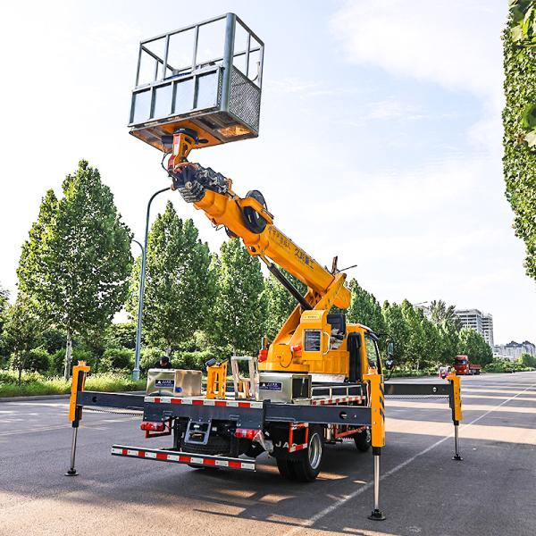 27m aerial work platform hydraulic lift platform truck price