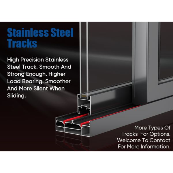 Customized Factory Wholesale Insulation and Sound Insulation Double Layer Glass Aluminum Sliding Windows