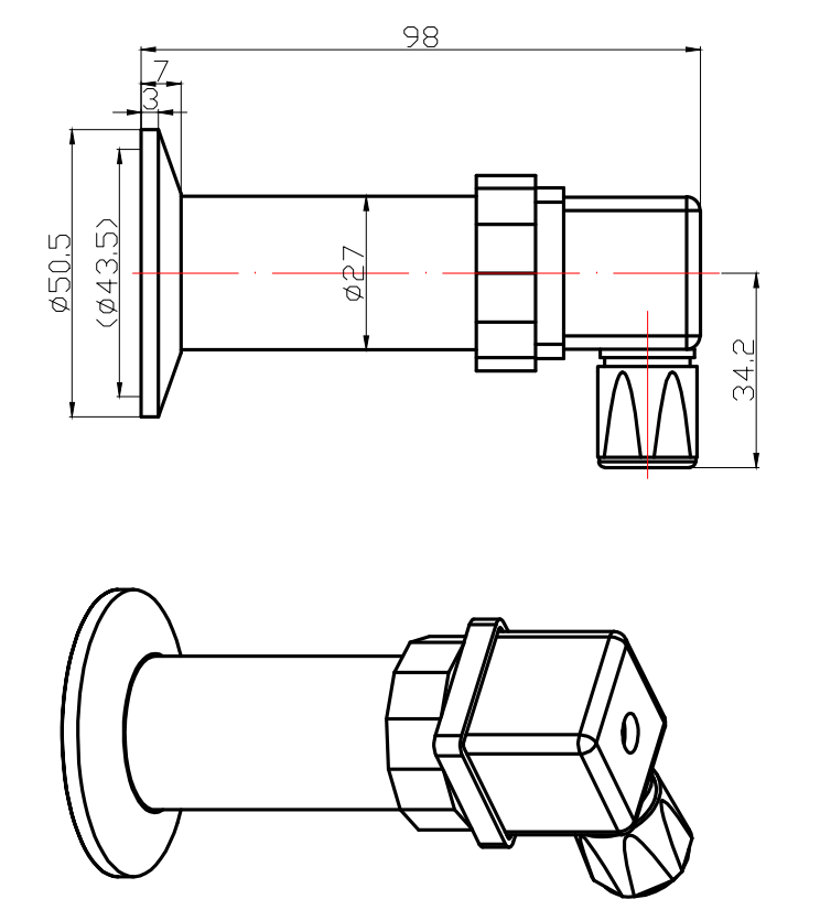 FD80F Intelligent Hygienic Pressure Transmitter Stability For Food / Bev / Med / Bio