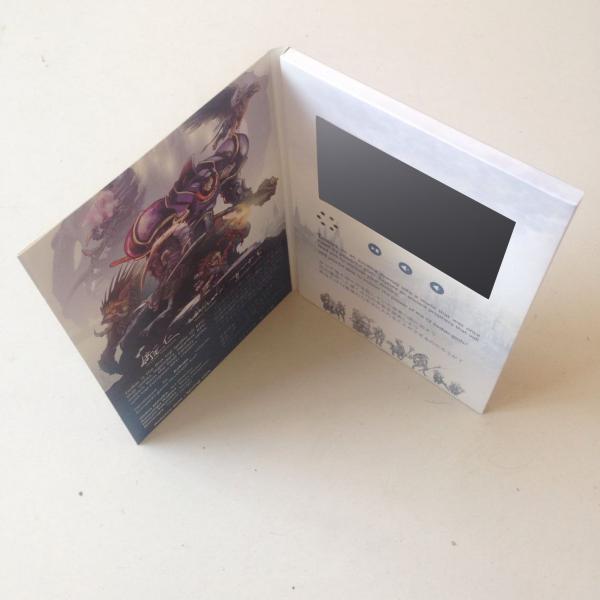 8 Go de mémoire carte d'invitation vidéo Interactive 95x54 mm