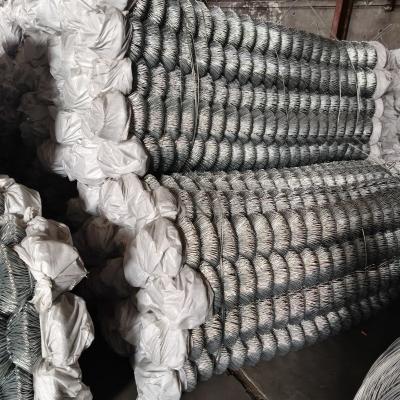 Galvanized Chain Link Fence Powder Coated Finish Varying Post Length for Durable Protection