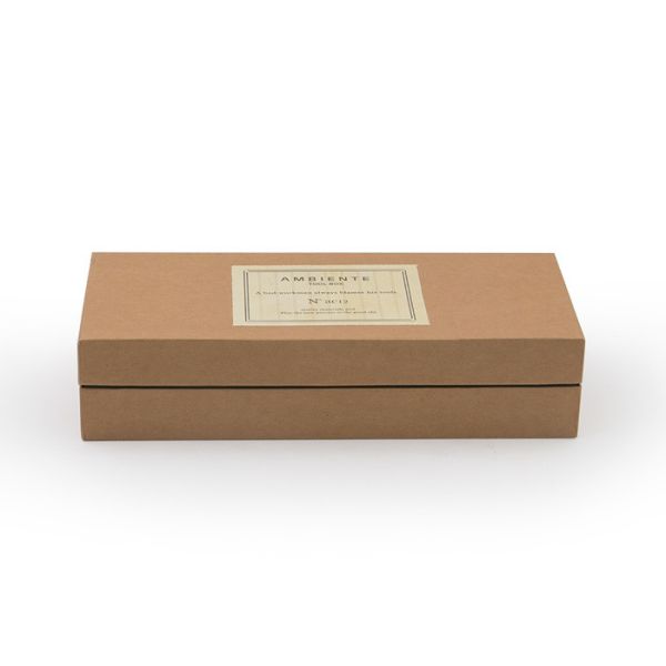 Long Stationery Decorating Brown Paper Bags Environmental Protection