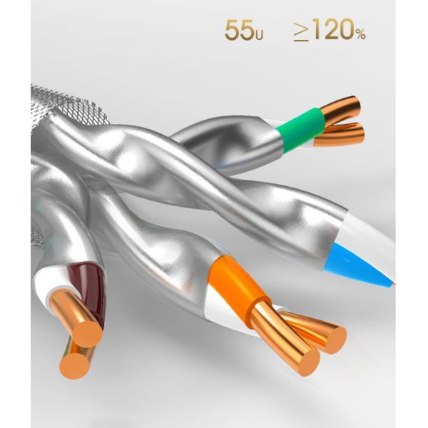 Китайская фабрика Cat7 Чистая медь 305m Внешний LAN Сеть Ethernet кабель Cat7 Sftp кабель