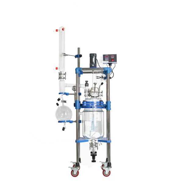 316L Stainless Steel Chemical Glass Reactor with -0.098MPa Vacuum and 220V 60Hz for Laboratory Use