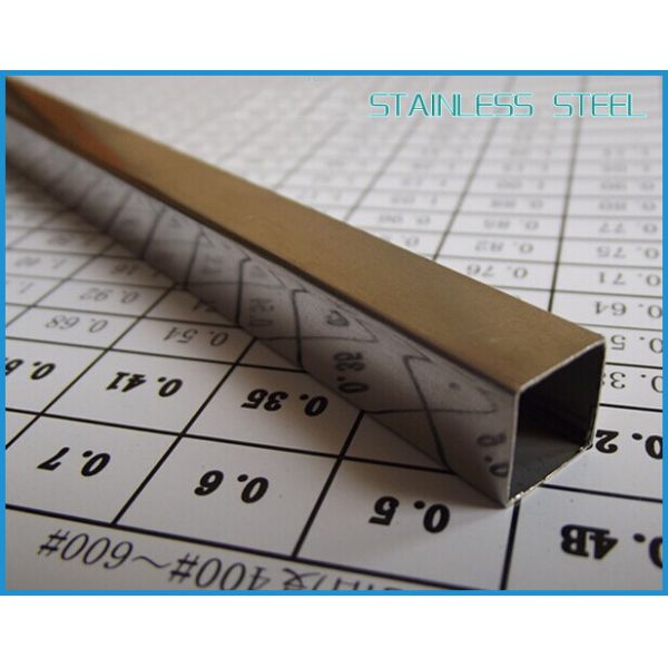 600 grit polished stainless steel square tube for decoration