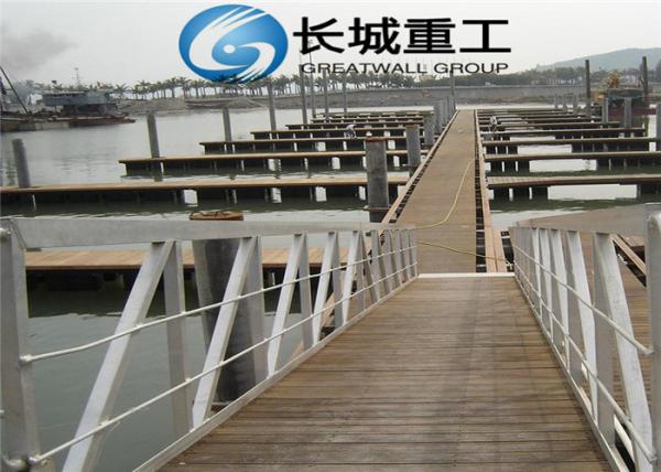 Pedestrian Sightseeing Pier Trestle Bridge , Galvanized Temporary Steel Bridge