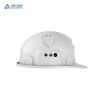 Construction And Mining Wireless GPS Tracker Waterproof Smart Safety Helmet