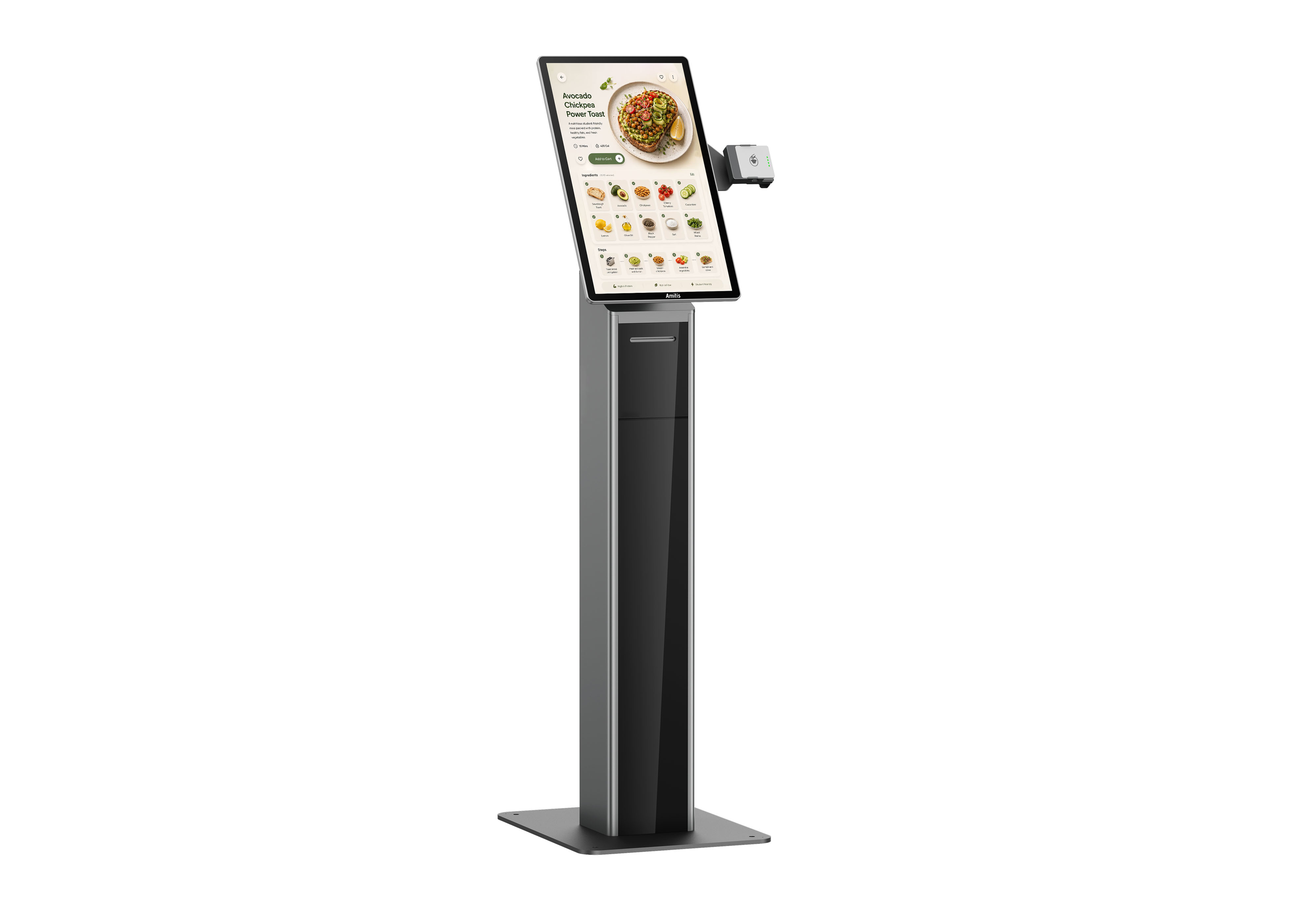 Modular Self Service Terminal Kiosk For Barcode Scanning Face Recognition Needs