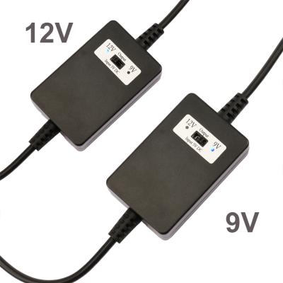 5V à 9V 12V convertisseur de puissance en courant continu câble USB pour la recharge du véhicule