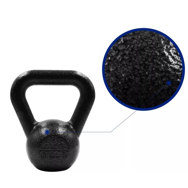 Customized Logo Weightlifting Black Cast Iron Kettlebell For Men Women