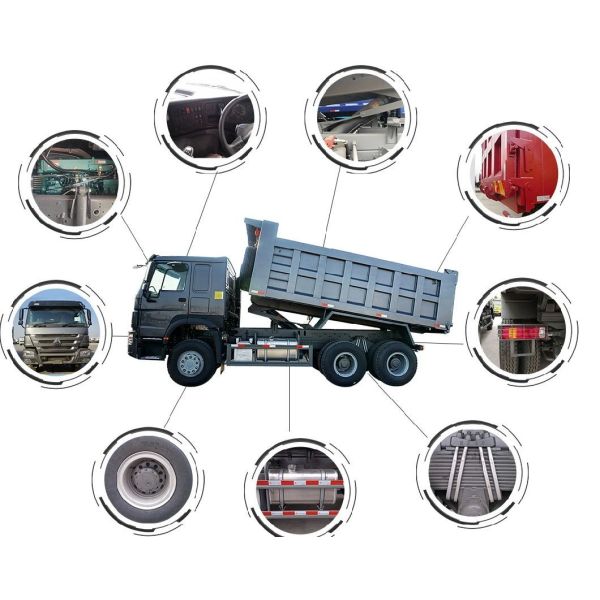 18 кубометров вместимости используется HOWO 6X4 тяжелый грузовик с ручной трансмиссией