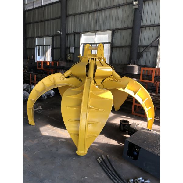 360 Degree Rotating Hydraulic Orange Peel Grapple Hydraulic Grapples Construction Machinery Parts Rock Grapple