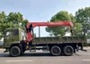 Heavy-Duty 6X6 Hydraulic Truck with 12 ton 5-Section boom Crane