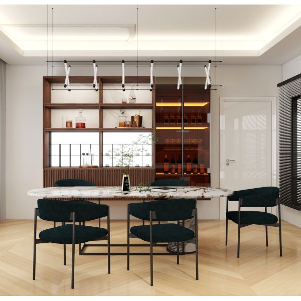 One-Stop Solution Home Furniture Classical Design Solid Wood Kitchen Cabinet Kitchen Furniture