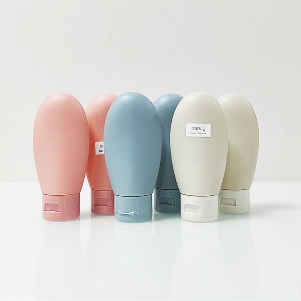 Pink Grey Blue 60ml Plastic Cosmetic Tube For Hand Cream Smooth Body