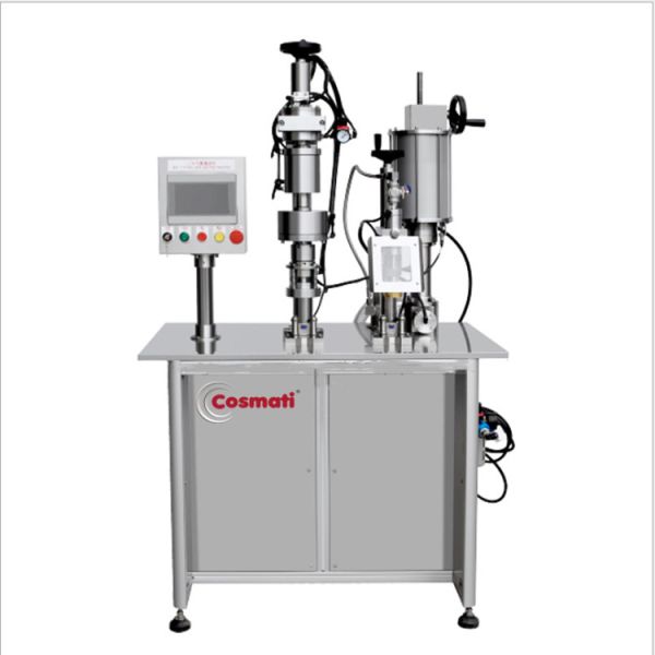 3 In 1 Bag On Valve Aerosol Filling Machine Single Man Operate
