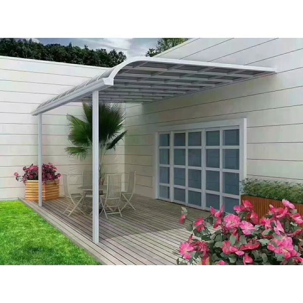 T3 Large Aluminum Profiles Parking Shed Aluminum Car Canopy 6063