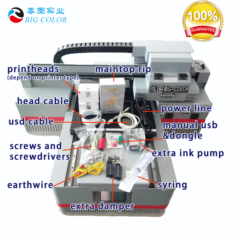 Flatbed Printer Multi Color 3040 DTG Direct to Garment Fabric Digital Printing Machine