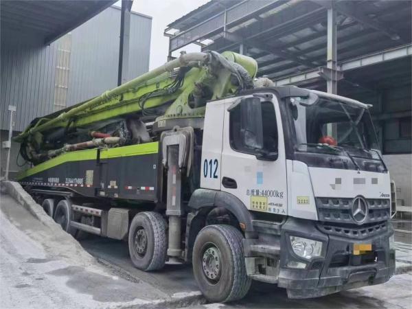 2020 62 metros ZLJ5441THBBE Zoomlion Mercedes chassi Usado Concrete Pump Truck Mixer