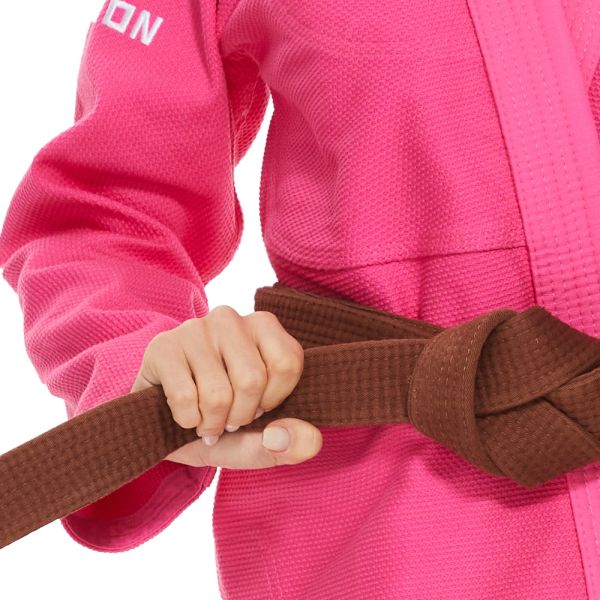240grams Fabric Weight 100% Cotton Pearl Weave BJJ Belt For Adults