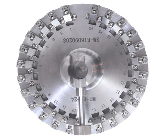 Centre Pressure Fiber Optic Equipment MT Optical Fiber Connector Polishing