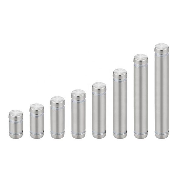 Anti Loosening Stainless Steel Sign Standoffs Double Head Design OEM ODM
