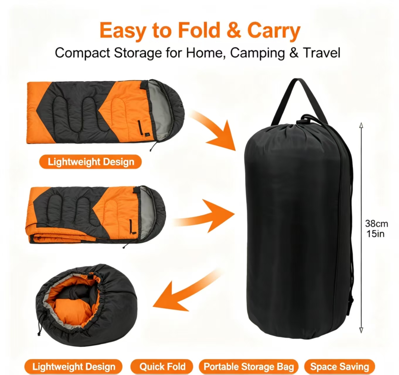Compact Easy‑to‑Store Heated Dog Sleeping Bag, Lightweight 0.93kg Foldable Pet Sleeping Bag for Small Medium Various Dog Breeds, Perfect for home and Cold Weather Outdoor Activities