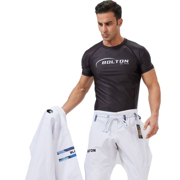 Fully Sublimation Martial Arts BJJ Rashguard Compression Shirt Quick Dry with Pilling Resistance