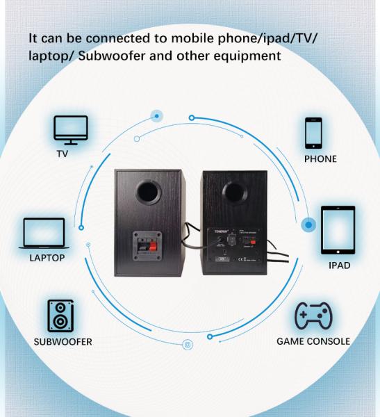 30W haut-parleurs Bluetooth avec télécommande