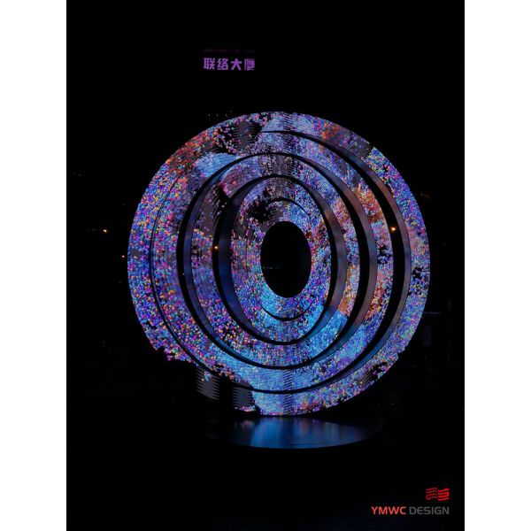 Custom Print Method Public Art Square Sculpture for Outdoor Decoration and Landscaping