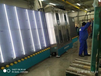 PLC контролирует стиральную машину 25mm 2650mm плоскую стеклянную