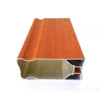 Adapté aux besoins du client formez les profils en aluminium de grain en bois de 6m