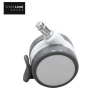 65mm PVC Band Brake Office Chair Caster With High Load Capacity And Smooth Rolling