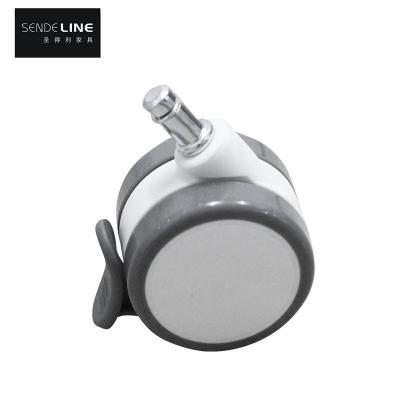 65mm PVC Band Brake Office Chair Caster With High Load Capacity And Smooth Rolling