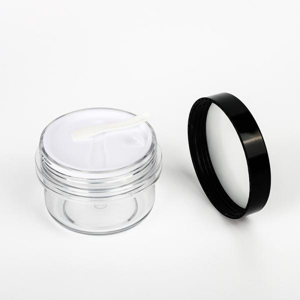 200g Small Plastic Jars With Lids , OEM Empty Face Cream Jars