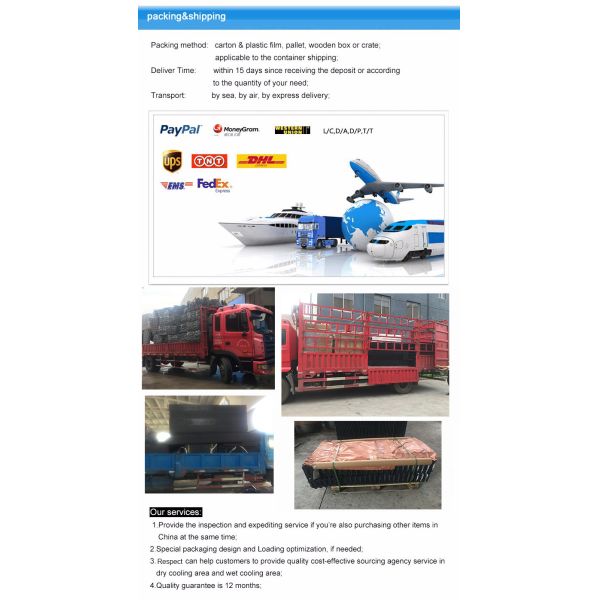 заполнитель PVC стояка водяного охлаждения средств массовой информации заполнения стояка водяного охлаждения перекрестного течения 750mm