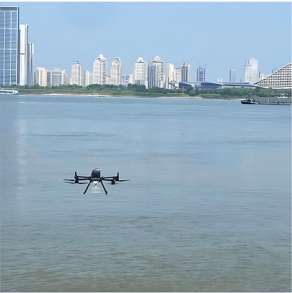Remote Operation UAV Flow Measurement System monitoring With Real Time Data