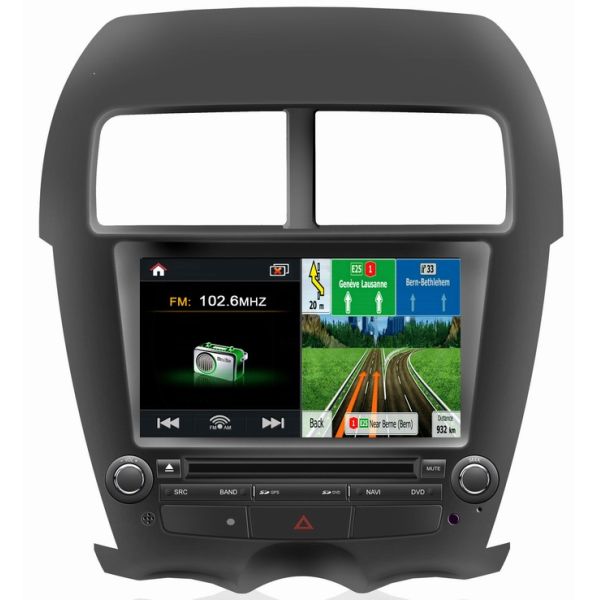 Ouchuangbo S100 8 Inch Touchscreen Car Radio For Mitsubishi ASX 2010-2011 With GPS Navigation A8 Chipset Dual Core