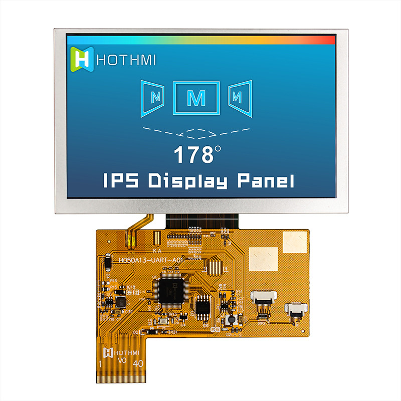 5,0 солнечный свет экрана дисплея дюйма умный серийный 800x480 UART TFT читаемый