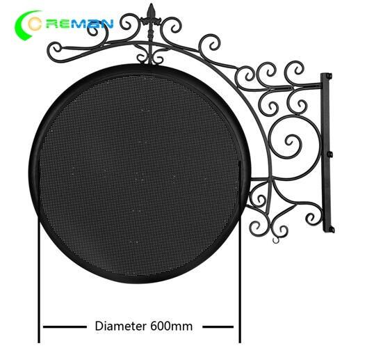 Outdoor  Irregular LED Display 600X600mm 640X640mm , Smd Round LED Display P4