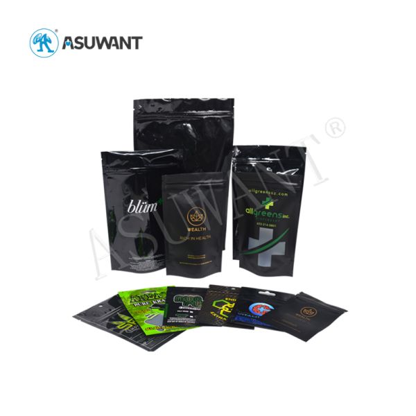 Молния Биодеградабле стоит вверх окно мешка для табака печенья ТХК КБД семени засорителя конопли